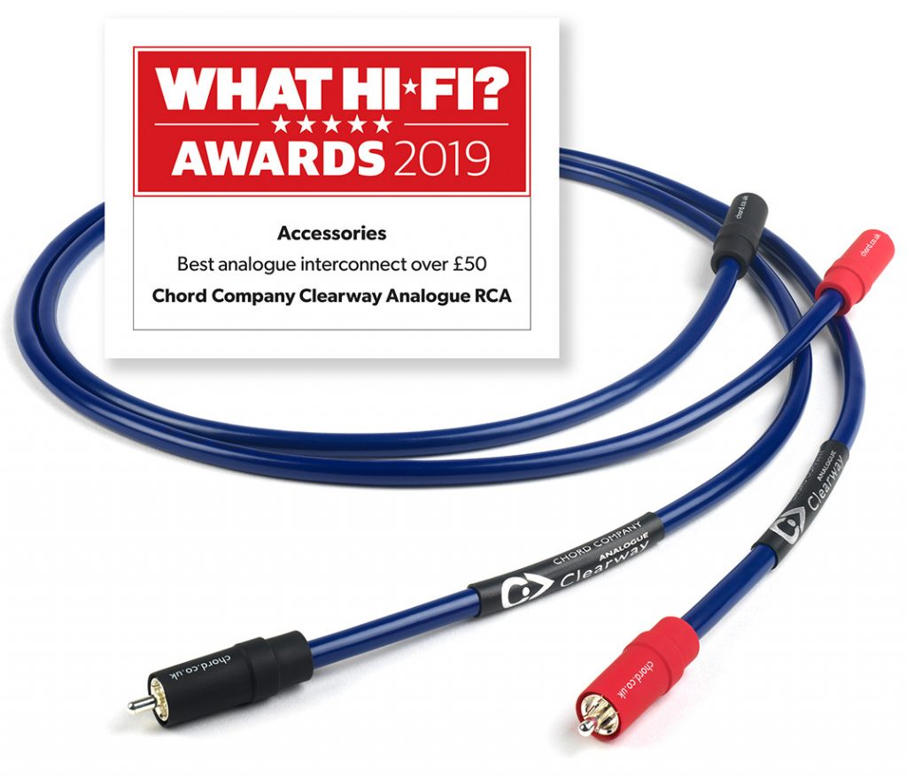 Chord Clearway Câbles RCA ChorAlloy HIFI PROJECT
