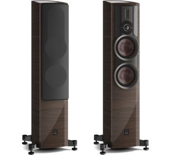 Dali Epikore 7 Walnut High Gloss enceintes colonnes 3½ voies haut de gamme finition laquée