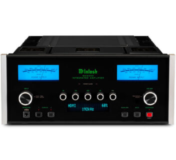McIntosh MA8950 face avant amplificateur intégré 200 W/canal avec vumètres bleus