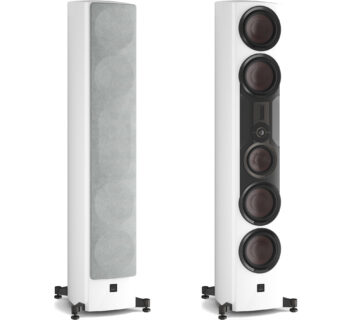 Dali Epikore 11 White High Gloss enceintes colonnes 4½ voies haut de gamme finition laquée noyer